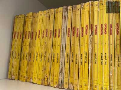 ...afferma Milella facendoci vedere alcuni numeri decisamente ag�e di Mickey Mouse, risalenti agli anni 60